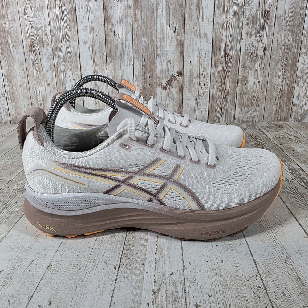 ASICS Gel-Kayano 30 Womens Running Shoes White Oatmeal 1012B838 Size 7.5